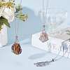 3Pcs 3 Styles 304 Stainless Steel Macrame Pouch Necklace Making for Gemstone Nuggets NJEW-BBC0001-25-4