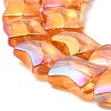 Electroplate Glass Beads Strands LS-EGLA-H103-FR08-3