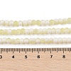 Frosted Crackle Glass Beads Strands GLAA-U001-4mm-M11-4