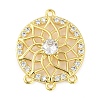 Brass Pave Clear Cubic Zirconia Chandelier Component Links LS-KK-L219-23G-1