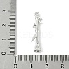 Brass Micro Pave Cubic Zirconia Pendants KK-M326-13B-P-3