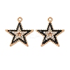 Alloy Enamel Pendants FIND-K030-17D-G-1