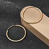 Brass Hoop Earrings EJEW-G474-01G-04-2