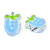 Transparent Acrylic Enamel Beads TACR-N012-004A-3
