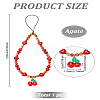 1Pc Agate Beaded Mobile Phone Lanyard Wrist Straps AJEW-LP0001-14-2
