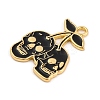 Halloween Theme Alloy Enamel Pendants ENAM-N056-225H-G-2