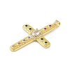 Real 18K Gold Plated Brass Micro Pave Cubic Zirconia Pendants KK-A209-27G-3