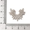 Anti-Tarnish 201 Stainless Steel Pendants STAS-B076-01P-06-3