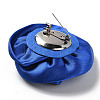 Flower Cloth with Plastic Pearl Brooch Pin JEWB-K013-01P-04-2