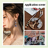 28Pcs 7 Styles Mixed Gemstone Pendants PALLOY-AB00215-6