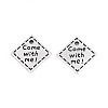 Tibetan Style Alloy Charms TIBE-N013-01AS-1