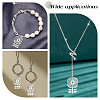 14Pcs 201 Stainless Steel Pendants STAS-UN0036-50-5