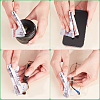 20 Sheets 4 Style London Themed Microfibre Glasses Cleaning Cloth AJEW-CN0002-01-3