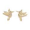 Brass Micro Pave Cubic Zirconia Pendants ZIRC-I063-32G-1