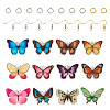  DIY Butterfly Earring Making Kit DIY-TA0006-02-3