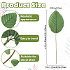 Handmade Silk Cloth Artificial Leaf AJEW-WH20070-073H-3