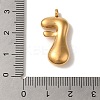 Ion Plating(IP) 304 Stainless Steel Pendants STAS-M017-08G-06-3