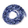 Natural Sodalite Beads Strands G-G139-A07-02-3