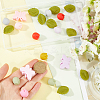Food Grade Eco-Friendly Silicone Butterfly & Flower Bracelet Pendant Decoration Making Kit DIY-SC0024-85-3
