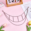 Alloy Multilayer Chain Belts for Pants AJEW-WH20018-133-3
