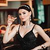 1Pc Zinc Alloy Bib Necklaces NJEW-FG0001-07-5