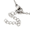 Non-Tarnish 306 Stainless Steel Pendant Necklace for Women LS-NJEW-Q772-01P-07-3