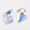 Faceted Glass Rhinestone Charms X-RGLA-F052-001AB-2