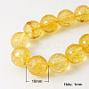 Natural Quartz Crystal Beads Strands G-G099-F10mm-19-2