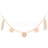 Wooden Banners with Flower Tassels Pendant Hanging Bunting FIND-WH20019-93A-1
