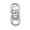 304 Stainless Steel Double Eye Swivel Clasps STAS-B082-06P-1