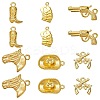 60Pcs 6 Styles Tibetan Style Alloy Pendants Sets FIND-SC0010-51-1