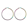 304 Stainless Steel Big Hoop Earrings EJEW-F105-04M-2