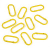10Pcs Alloy Spring Gate Rings FIND-TA0009-25H-2