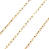 10M Brass Coffee Bean Chains CHC-L052-01B-G-1
