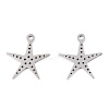 Non-Tarnish 201 Stainless Steel Pendants STAS-T052-50P-2