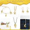 30Pcs 5 Styles Alloy Rhinestone Pendants FIND-CJ0002-42-7