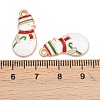Christmas Theme Alloy Enamel Pendants FIND-I065-02G-KCG-3