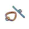 Ion Plating(IP) 304 Stainless Steel Toggle Clasps STAS-H212-11MC-2