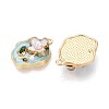 Alloy Enamel Pendants ENAM-K076-11A-G-2
