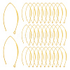 50Pcs Brass Earring Hooks KK-UN0002-80-1