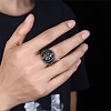 Men's Stainless Steel Finger Rings RJEW-BB29879-12-2