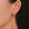Transparent Resin & Walnut Wood Pendants RESI-CJ0001-78-7