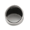 304 Stainless Steel Ring RJEW-B055-04AS-09-3