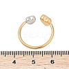 304 Stainless Steel Adjustable Open Cuff Rings RJEW-Z091-03GP-3