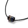 Pride Style 201 Stainless Steel Pendant Necklaces LS-NJEW-F288-08EB-1