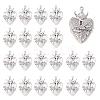24Pcs Tibetan Style Alloy Pendants FIND-DC0005-55-1