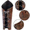 Adjustable Cowhide Cord Bracelet AJEW-WH0415-22B-03-6