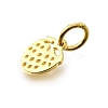 925 Sterling silver Hollow Strawberry Charms STER-D306-02G-2