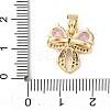 Brass Micro Pave Cubic Zirconia Pendants KK-Z141-04G-3