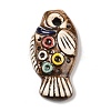 Handmade Porcelain Big Pendants PORC-Z003-01A-2
